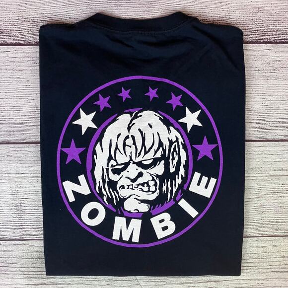 2013 Rob Zombie Black Graphic Band T-shirt - Picture 2 of 7